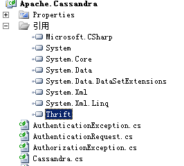 在.NET平台下使用C#通过Thrift访问Cassandra